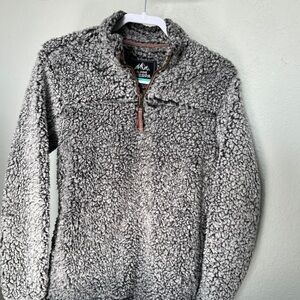 Sherpa Gray Fleece Pullover